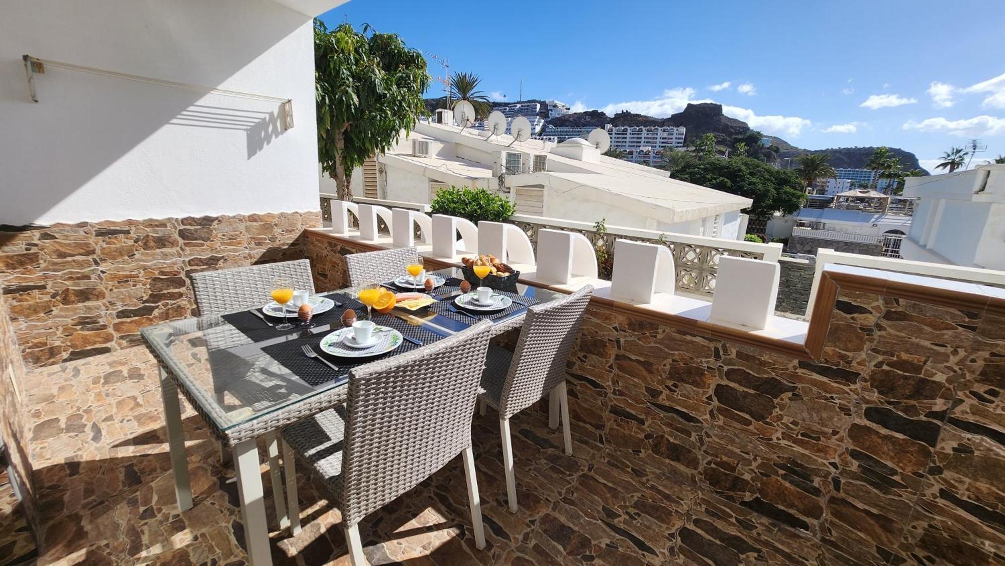 Modern Ground Floor Apartment , A Few Steps From The Beach Mogán Exterior foto